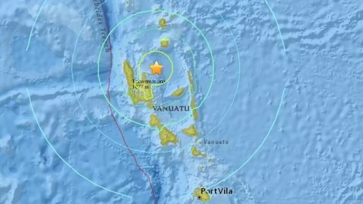 Un cutremur de 7,2 magnitudine s-a produs în Republica Vanuatu