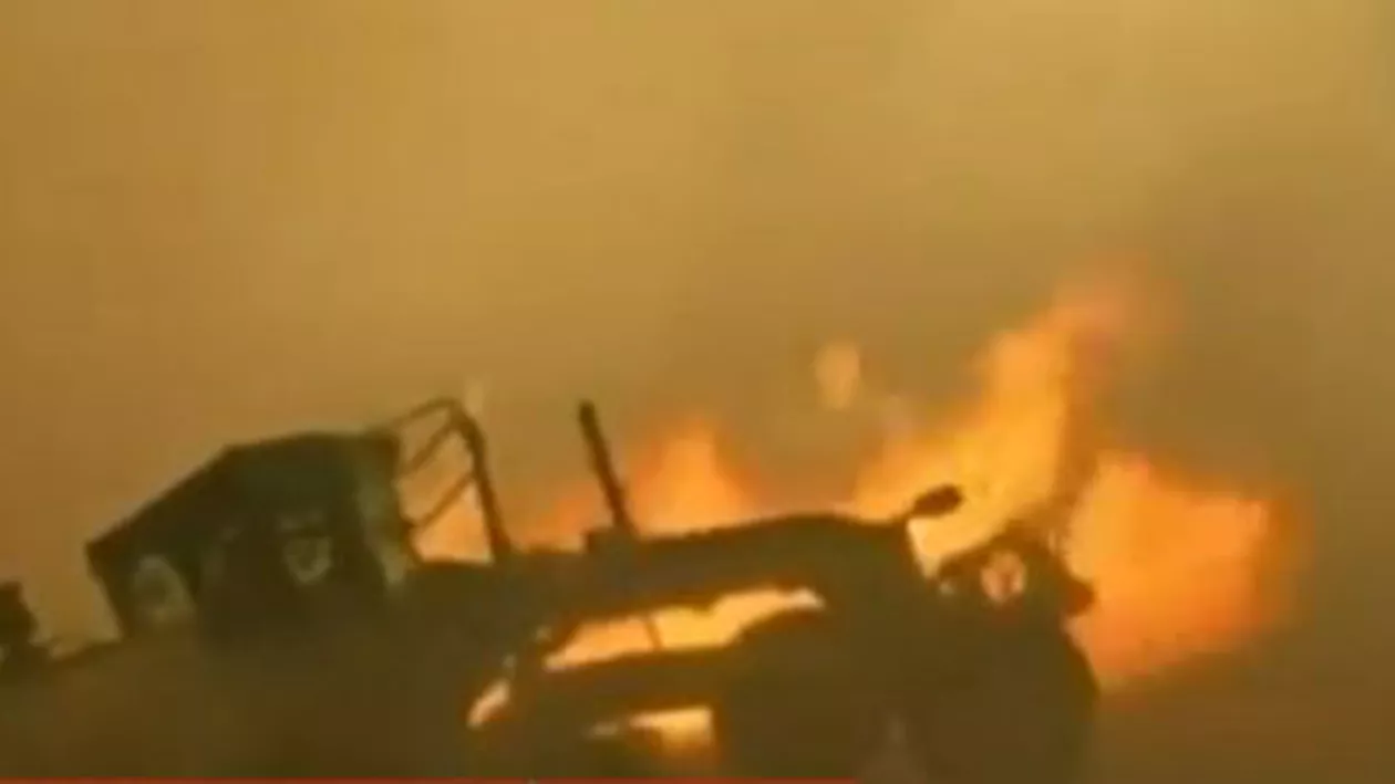 Incendiu devastator în SUA: Un bărbat din Oklahoma a scăpat în ultima clipă de flăcările dezlănțuite (VIDEO)