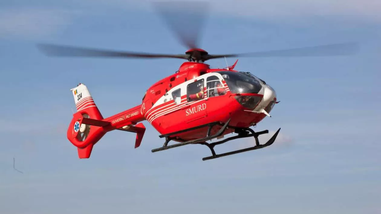 Elicopter SMURD, solicitat pentru salvarea unui biciclist rănit pe Transfăgărăşan