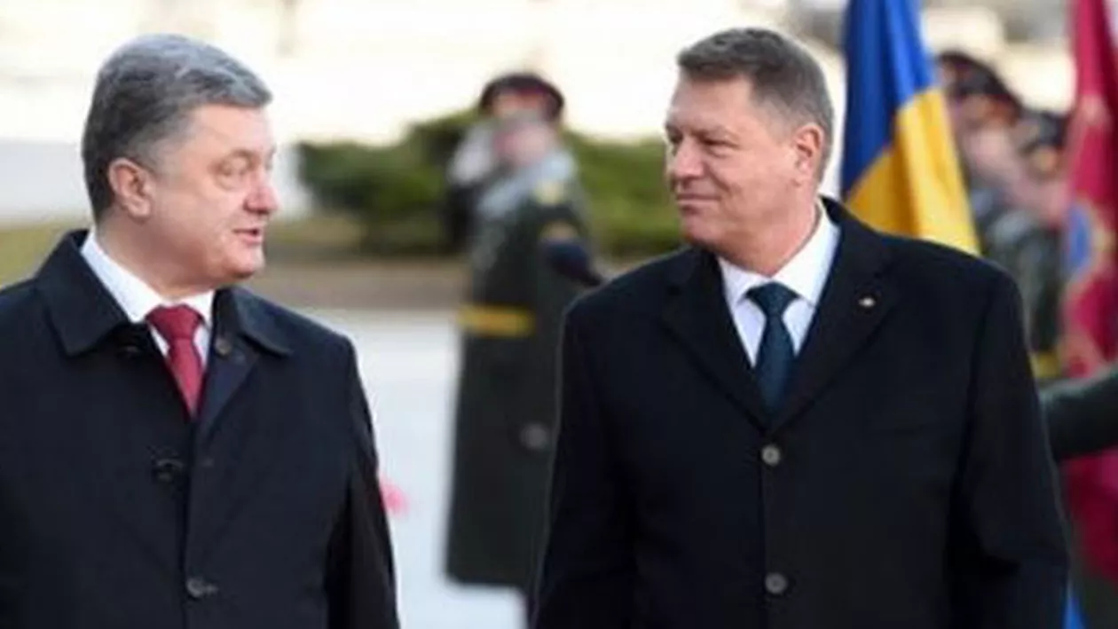 Președintele ucrainean Petro Poroşenko va efectua joi o vizită oficială în România