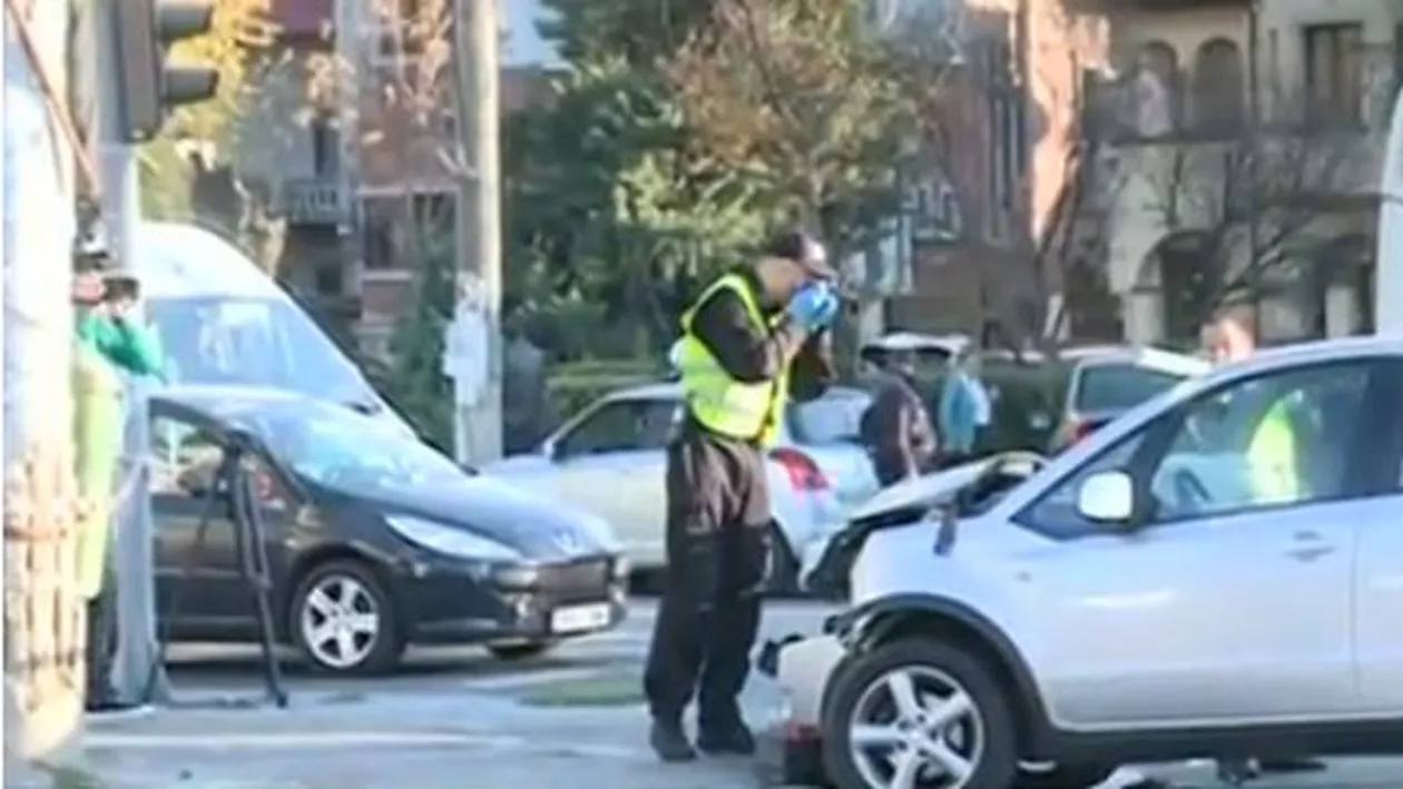 Accident în lanț în zona Băneasa: Traficul pe sensul Ploiești-București, îngreunat (VIDEO)
