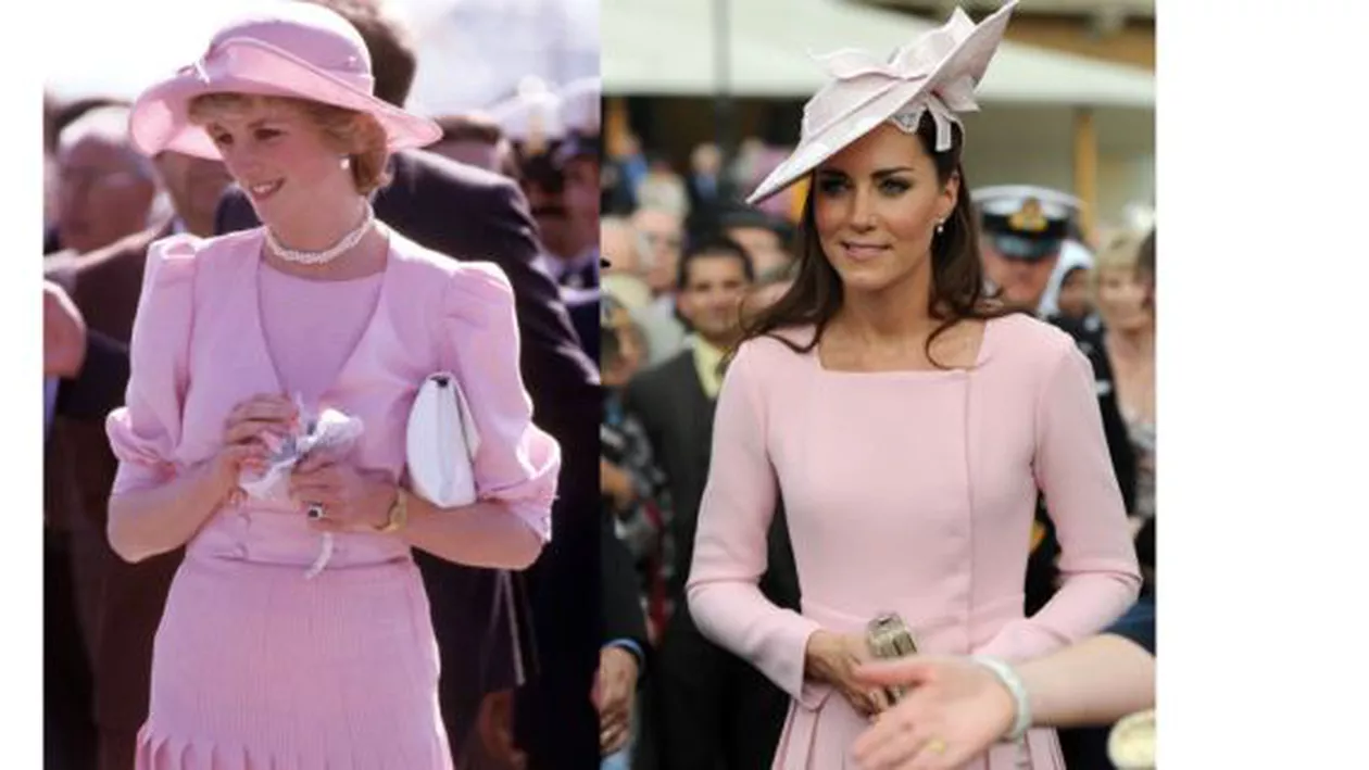 Imagini de colecție cu cele mai importante femei din viața Prințului William: Prințesa Diana și Kate Middleton, surprinse în ținute asemănătoare (VIDEO)