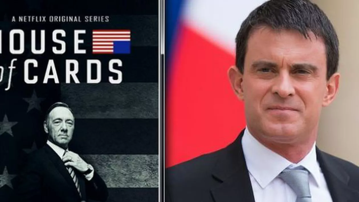 Schimb ironic de replici între premierul francez și realizatorii House of Cards