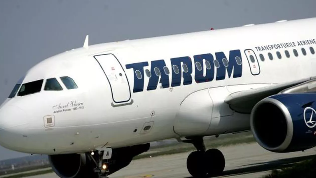 Panică în aer: Un avion TAROM, care transporta circa 40 de persoane pe ruta București-Belgrad, a efectuat o aterizare de urgență la Timișoara (VIDEO)