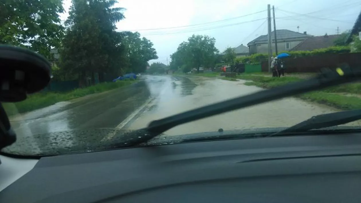 Imagini devastatoare: Ploile au provocat inundații de mari proporții în județul Bacău (VIDEO + FOTO)