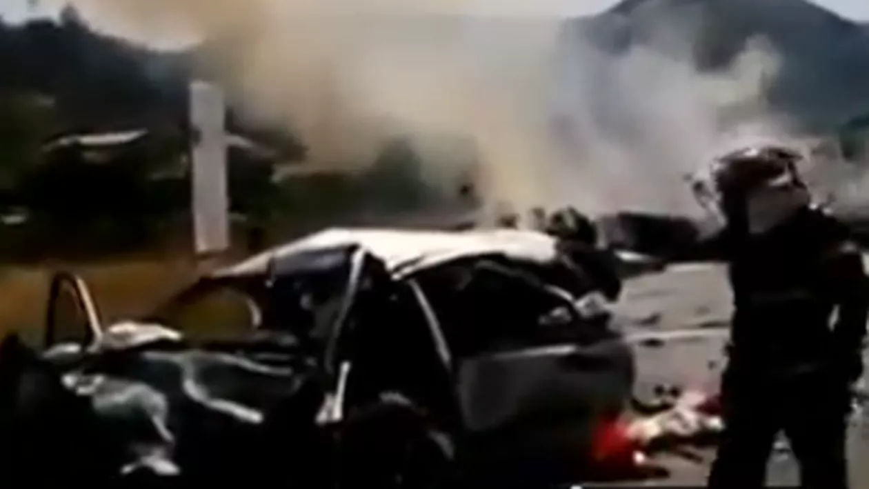Accident grav în Mehedinți: Două persoane au murit și două au fost rănite (VIDEO)