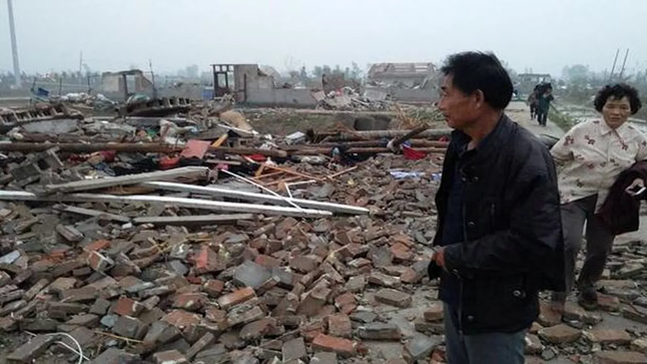 China: 51 de morți după o serie de furtuni violente și tornade