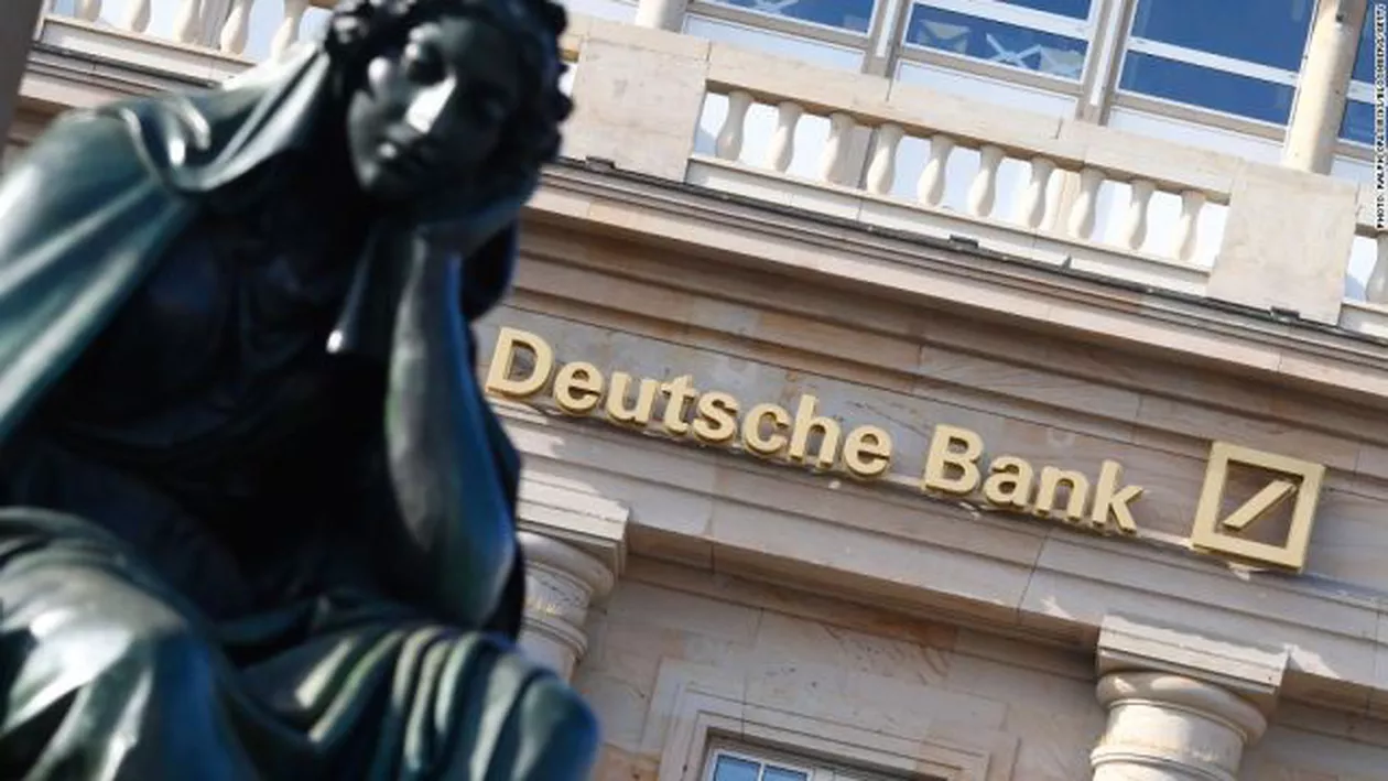 Surpriză de la cea mai mare bancă germană şi cel mai mare cumpărător de credite neperformante din România: Deutsche Bank a picat testele de stres din SUA