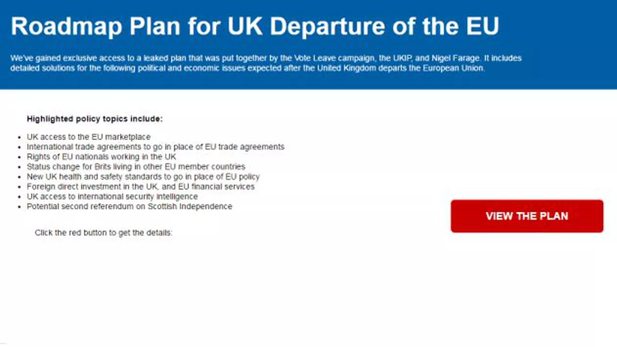 Uite planul, nu e planul / Plimbă Brexitul tot anul! Adevărata strategie a lui Nigel Farage despre ieșirea Marii Britanii din UE (FOTO)