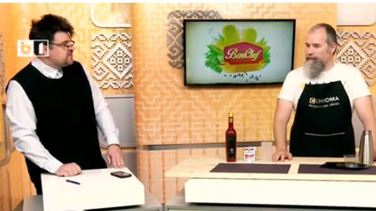"BonChef". Răzvan Avram și expertul în gastronomie Răzvan Cruceanu, despre cum gătim maioneză fără ou în sifon (VIDEO)