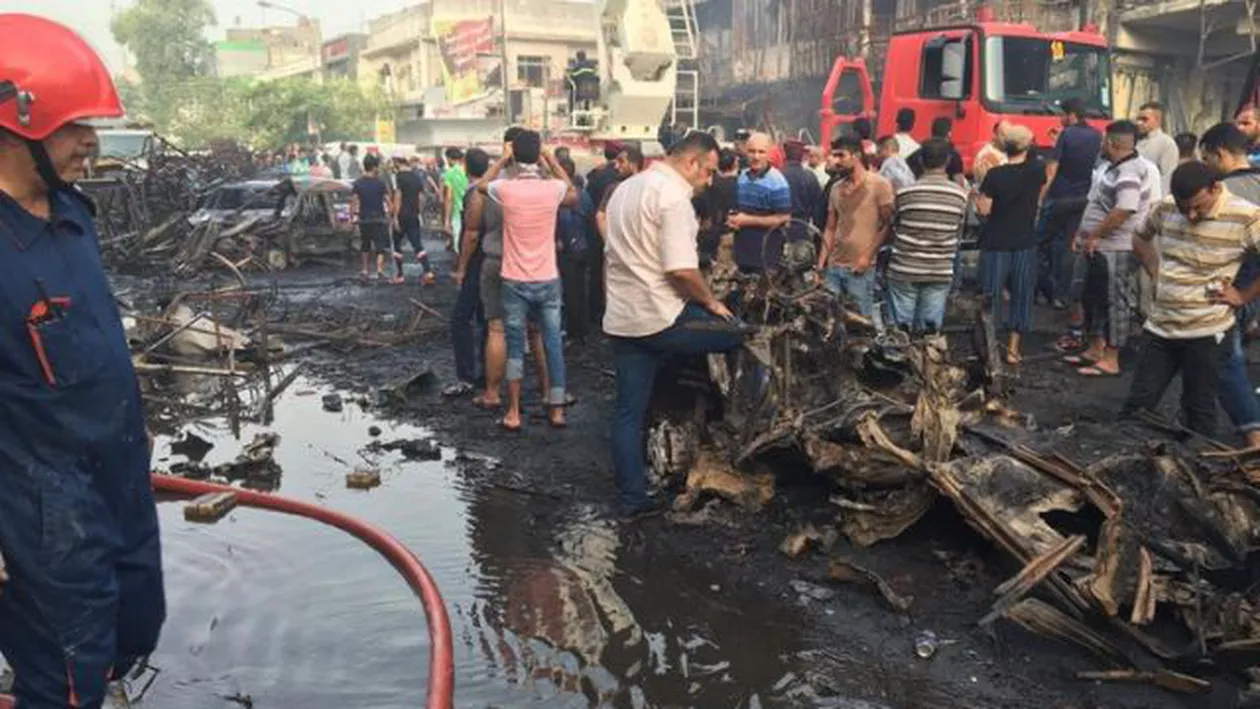 Atentate cu bombă în Bagdad: Cel puțin 83 de morți și 200 de răniți. ISIS a revendicat primul atac (FOTO+VIDEO)