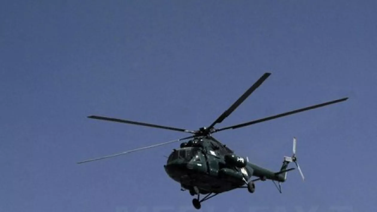 Un elicopter sirian cu doi piloți ruși a fost doborât, aproape de Palmira (VIDEO)