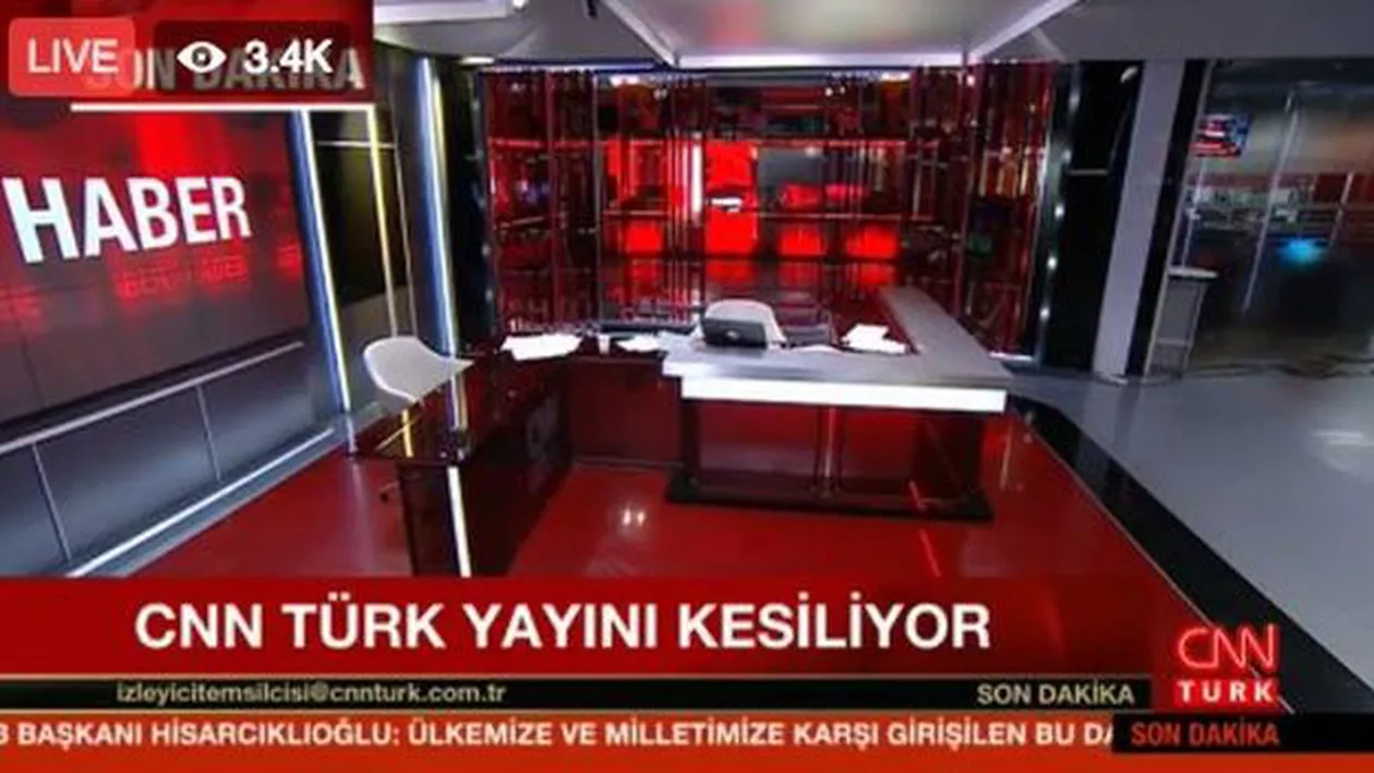 Militarii au ocupat sediul CNN Turk