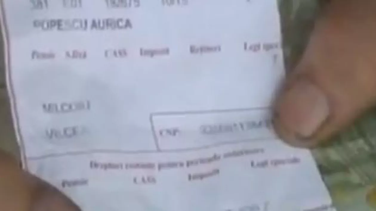 O bătrână din Vâlcea are o pensie de doar 7 lei (VIDEO)