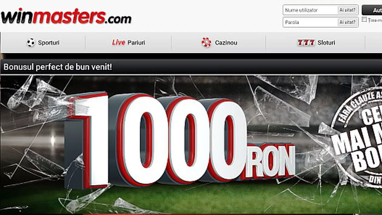 Cel mai simplu bonus din România, numai la Winmasters: Trimiţi o copie după buletin şi primeşti un pariu gratuit de 40 lei!