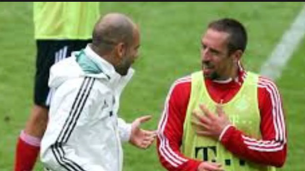 Frank Ribery, despre Guardiola: "Pep vorbește prea mult și e lipsit de experiență"