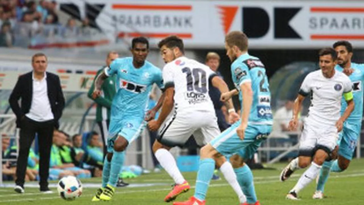 UEFA Europa League. Viitorul și Gent, scor 0-5. Românii nu au avut nicio șansă în fața belgienilor