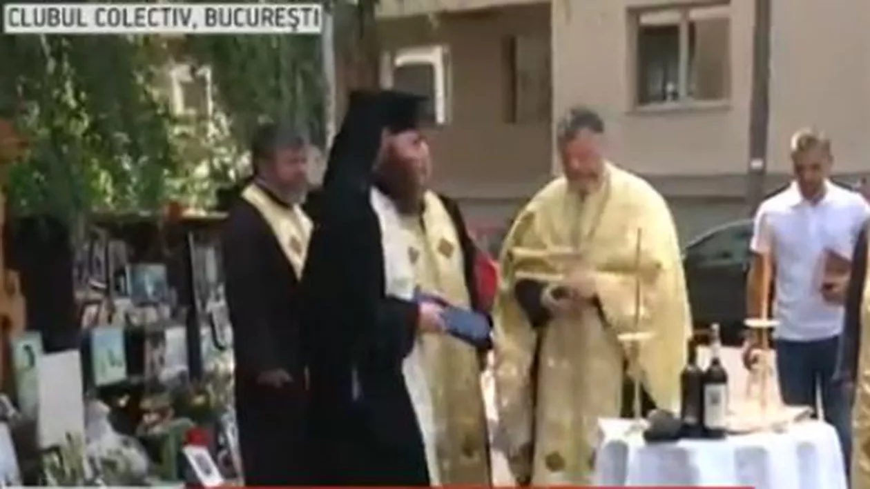 Slujbă de pomenire pentru victimele incendiului din "Colectiv": S-au împlinit 9 luni de la tragedia din clubul bucureștean (VIDEO)