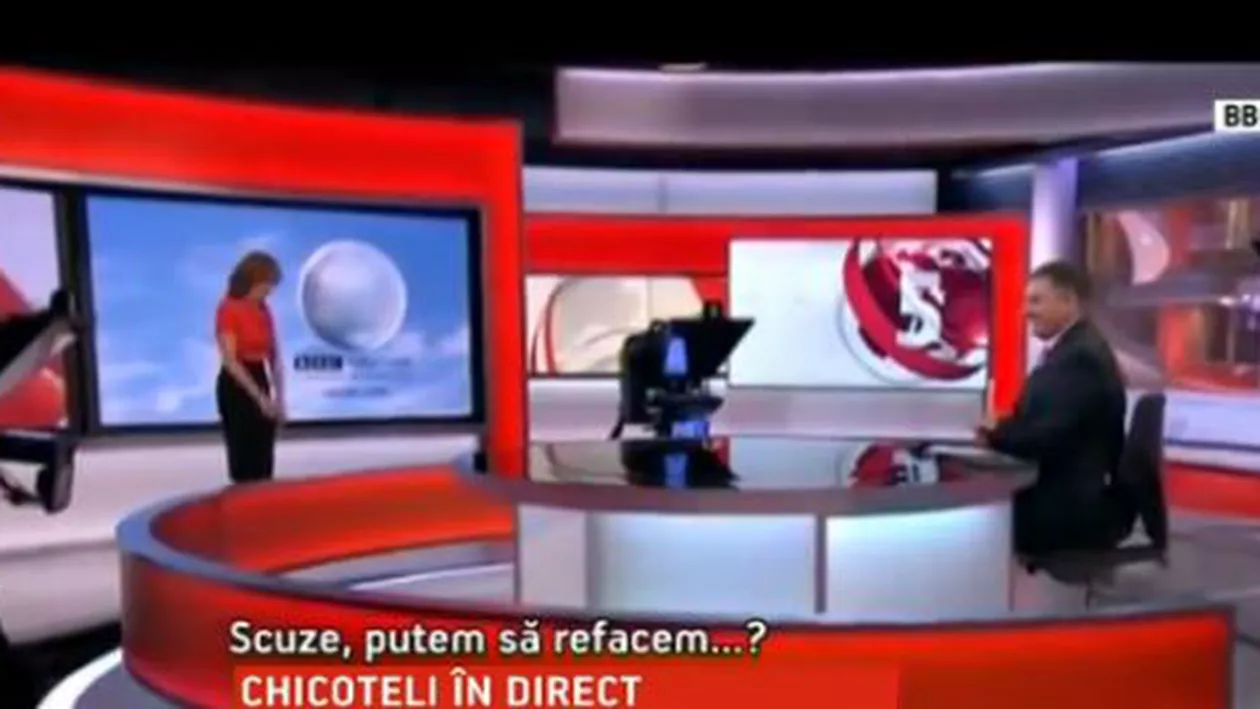 Moment bizar la finalul ştirilor de la BBC: O prezentatoare a început să râdă în momentul în care prezenta meteo (VIDEO)