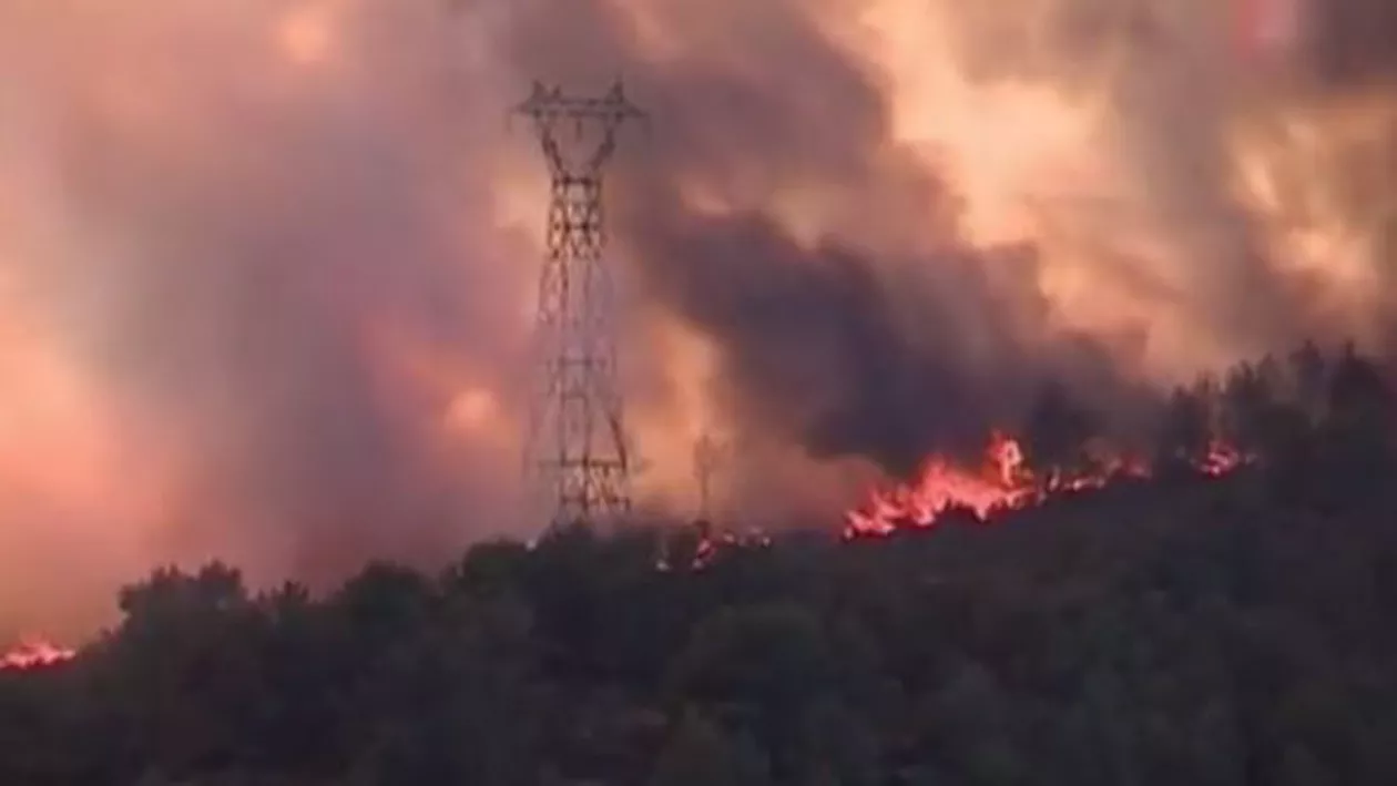 Incendiu PUTERNIC în Franța: 2.000 de hectare au fost distruse. Peste 1.800 de pompieri se luptă cu flăcările (VIDEO)
