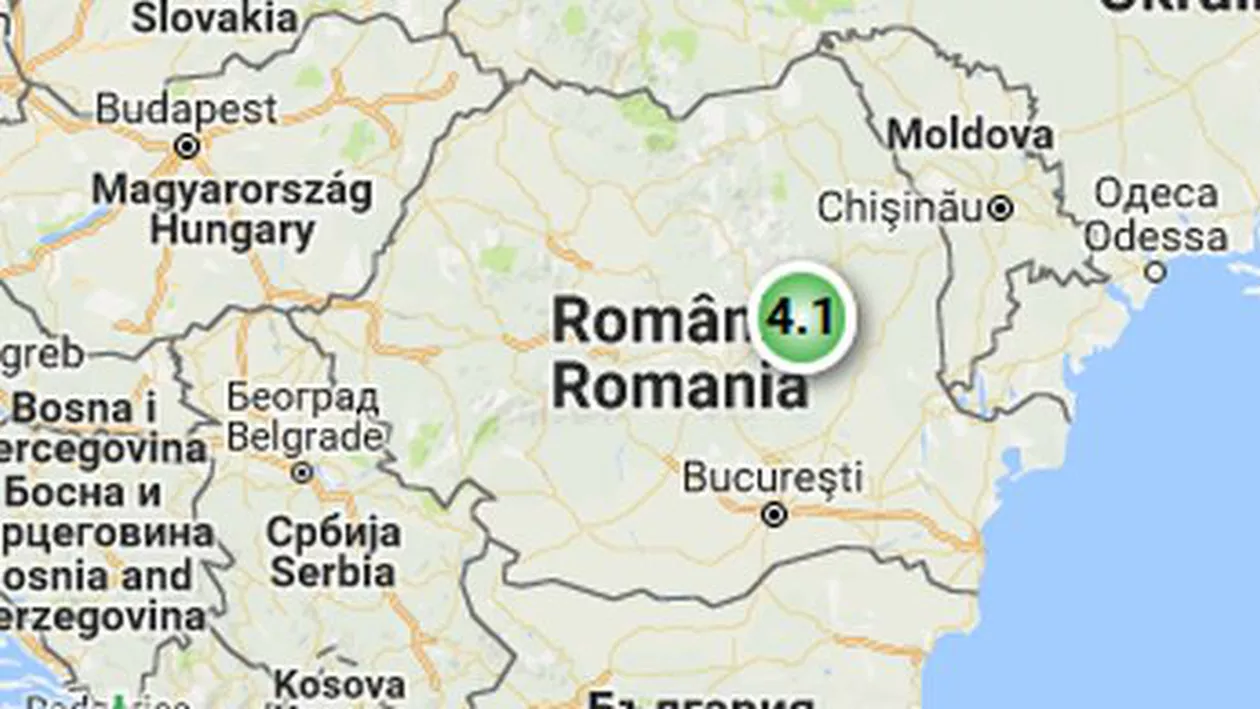 Un cutremur de 4,1 magnitudine s-a produs în județul Buzău