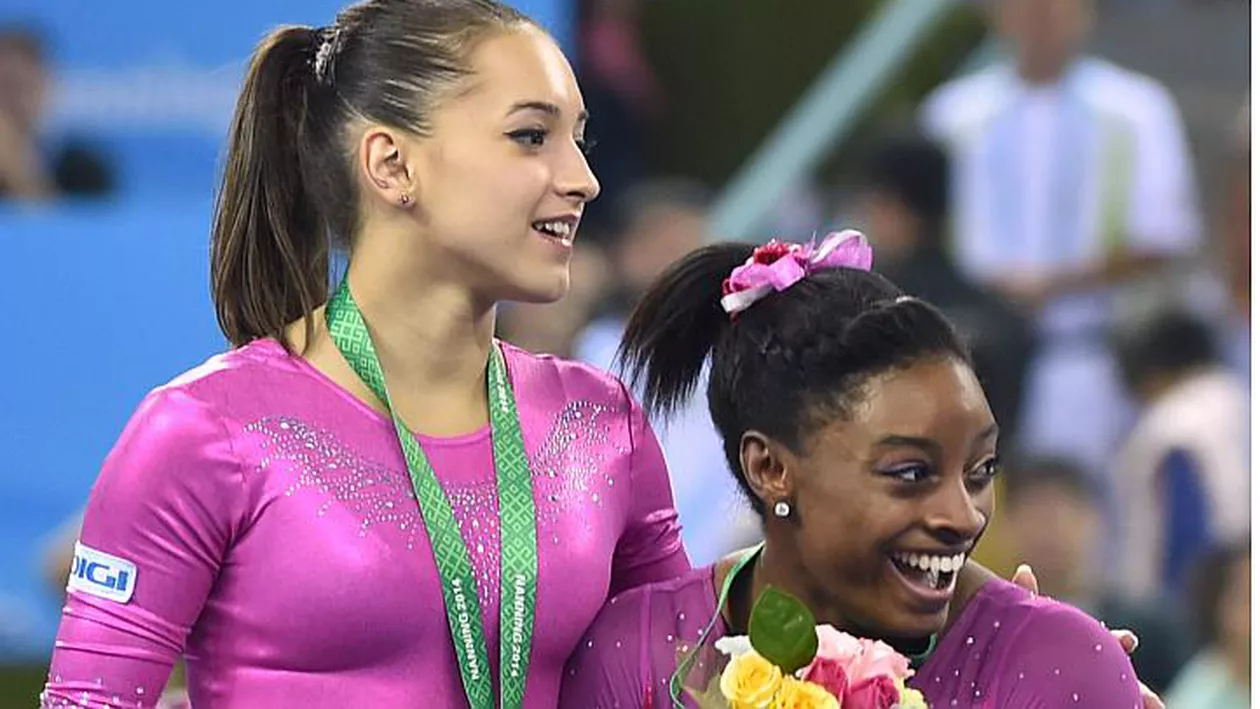 Probleme în lotul de gimnastică al României? Larisa Iordache a felicitat-o înainte de finala de la bârnă pe sportiva din SUA, în detrimentul Cătălinei Ponor (FOTO)