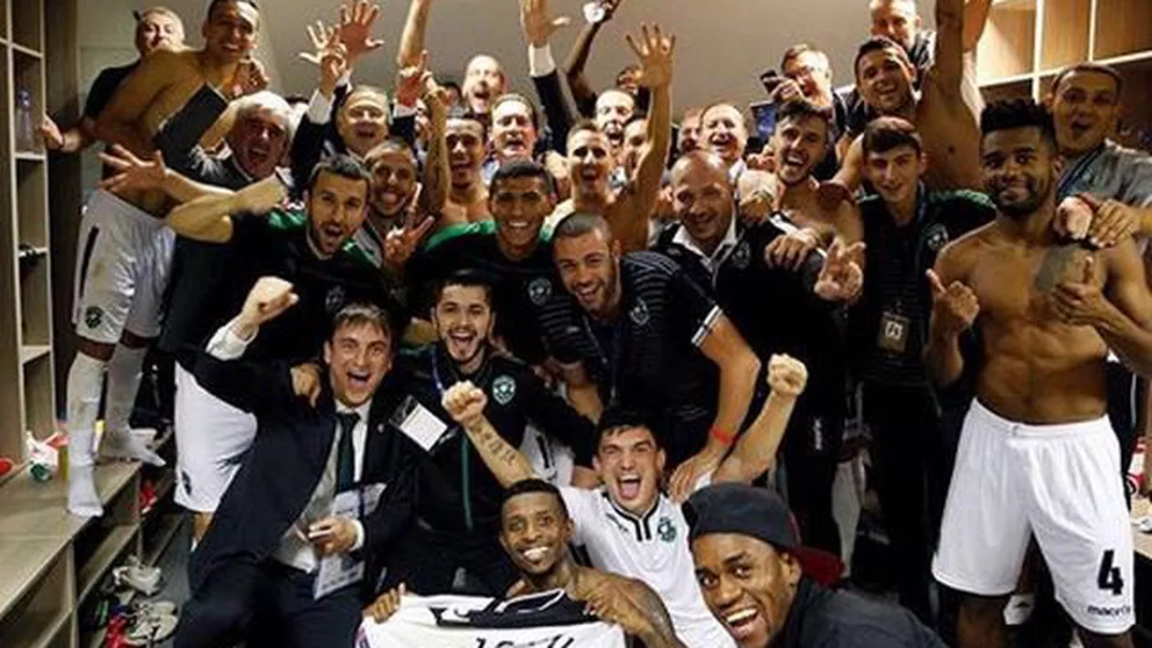 "Ședința" din vestiar după calificarea în grupele Champions League. Cum au sărbătorit Claudiu Keșeru și colegii victoria de marți seara (VIDEO + FOTO)