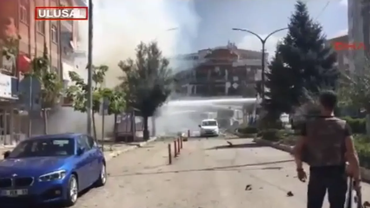 Explozie într-un oraș din Turcia: Mai multe persoane au fost rănite (VIDEO)