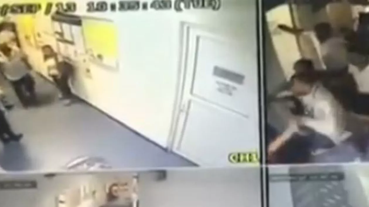 Scandalul făcut de mai mulți romi în Spitalul Colentina, surprins de camere (VIDEO)