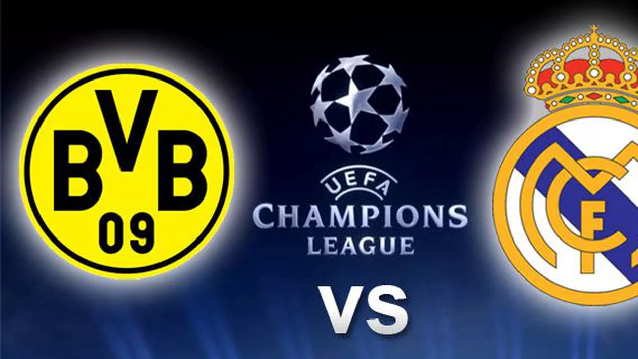 Toată lumea aşteaptă multe goluri în confruntarea de cinci stele Borussia Dortmund – Real Madrid: VEZI care este PARIUL ZILEI de la STANLEYBET