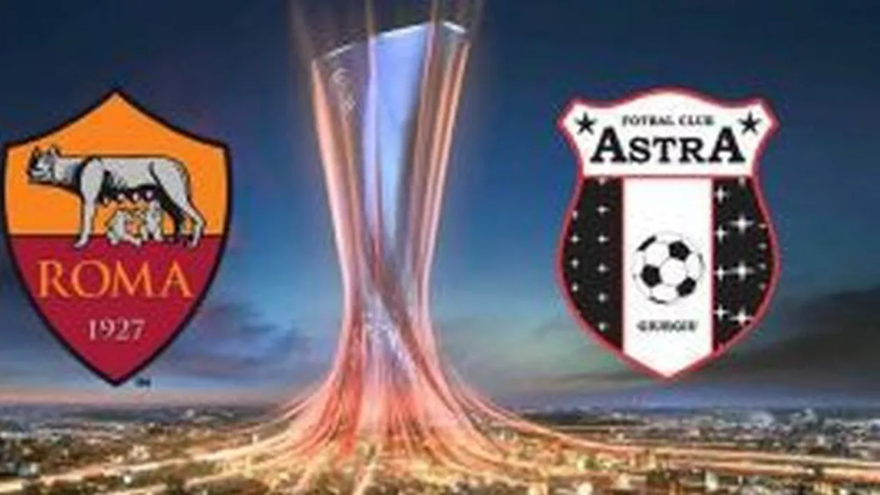 Astra Giurgiu, învinsă de AS Roma, scor 4-0, în etapa a doua din grupele Europa League