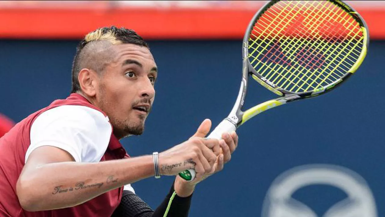 După circul pe care l-a făcut la turneul de la Shanghai, tenismenul Kyrgios a fost amendat, suspendat și trimis la psiholog