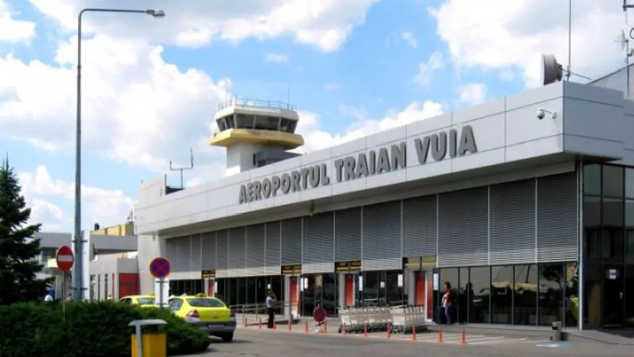 Incident aviatic la Timișoara: Un avion de marfă din Belarus a lovit doi stâlpi de iluminat