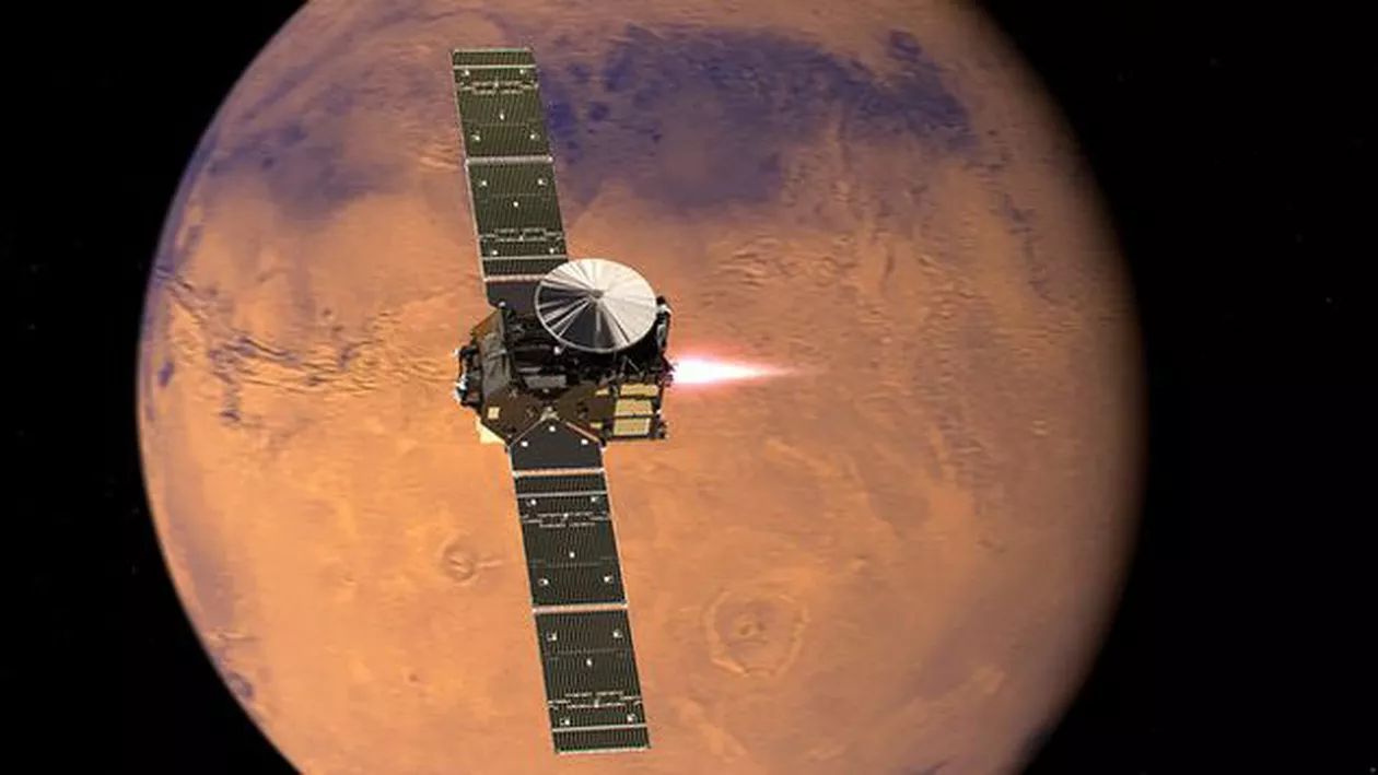 Europenii au reușit "să ajungă" pe Marte: Agenția spațială europeană a plasat un dispozitiv în orbita ''Planetei Roșii"