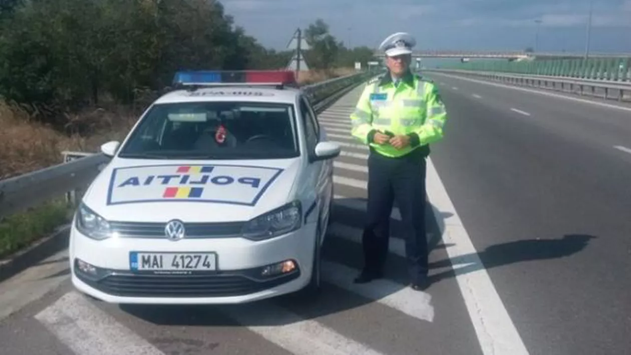 Moment de panică pe Autostrada București-Pitești. Un șofer a circulat pe contrasens (VIDEO)