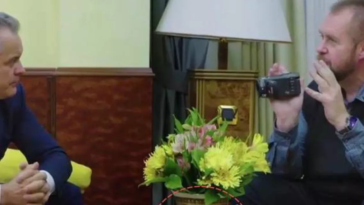 Ce ascunde Vladimir Plahotniuc? În controversatul interviu realizat de Cristi Tabără, mai multe obiecte din biroul omului de afaceri au fost blurate (FOTO)