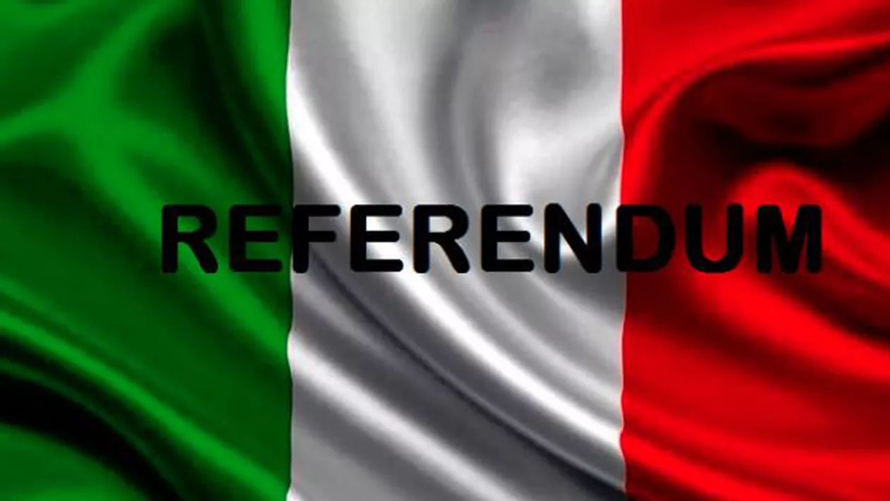Referendumul din Italia ar putea fi amânat de autorități din cauza dezastrelor provocate de cutremure