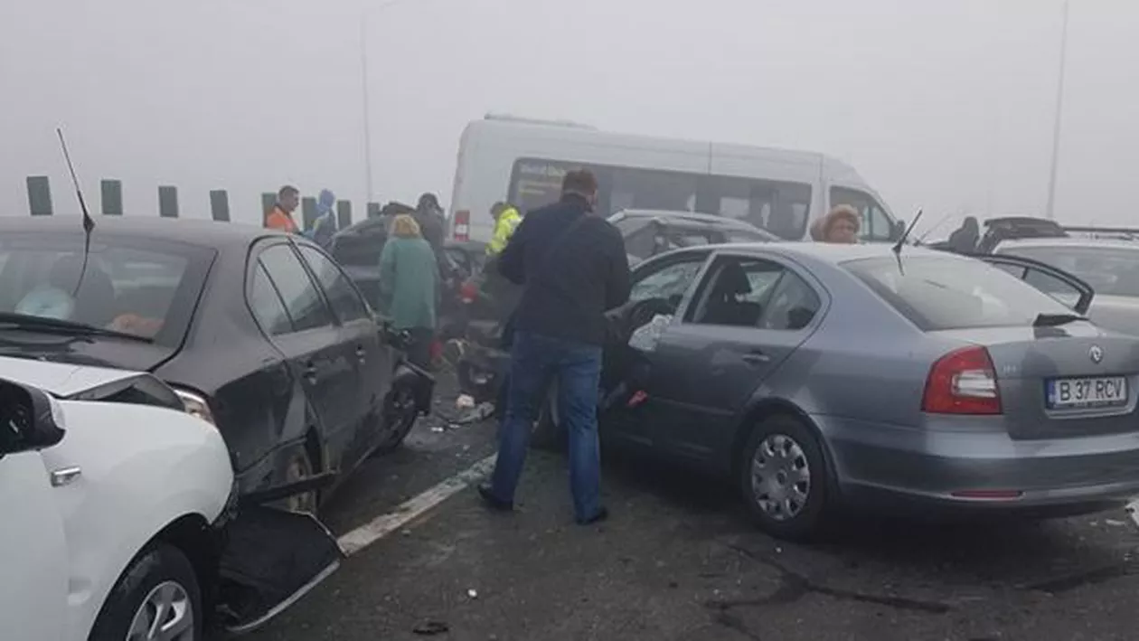 Accident GRAV cu zeci de mașini pe A2! Patru persoane au murit, iar peste 50 au fost rănite. Autoritățile au activat Planul Roșu de intervenție (FOTO,VIDEO)