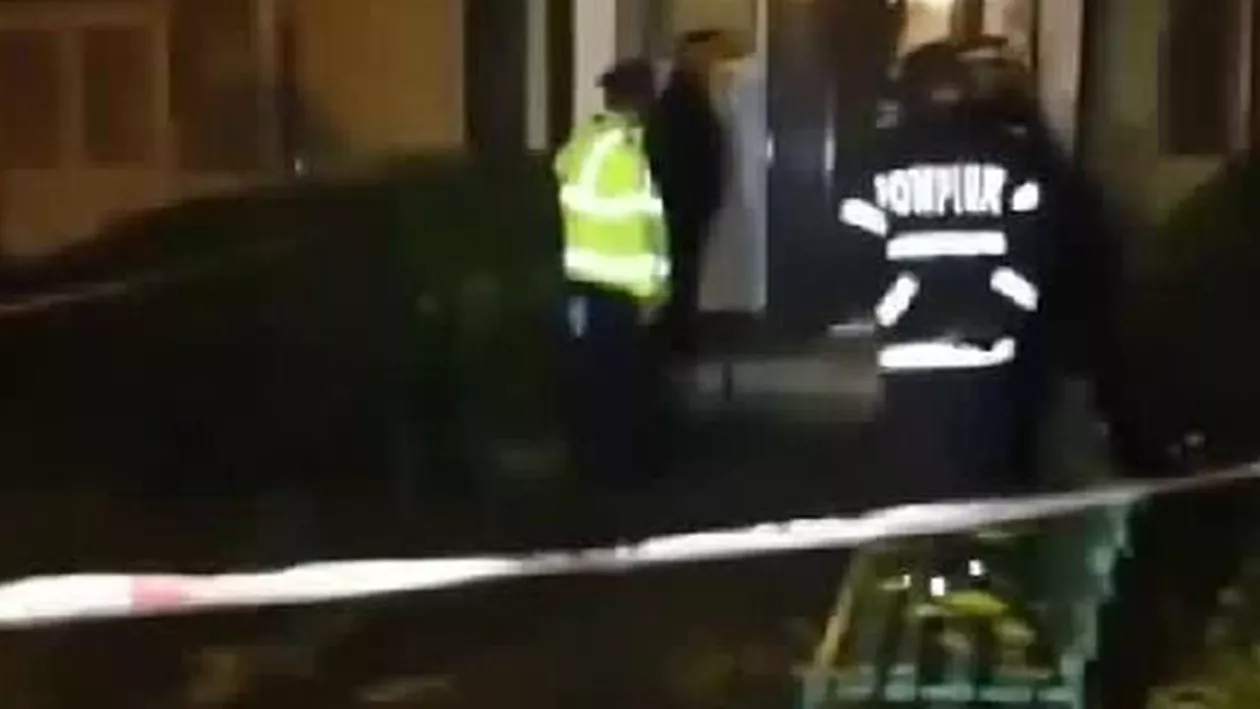 Scandal la Pitești: Un poliţist de la DIPI a incendiat un apartament, a rănit o femeie şi un poliţist (VIDEO)