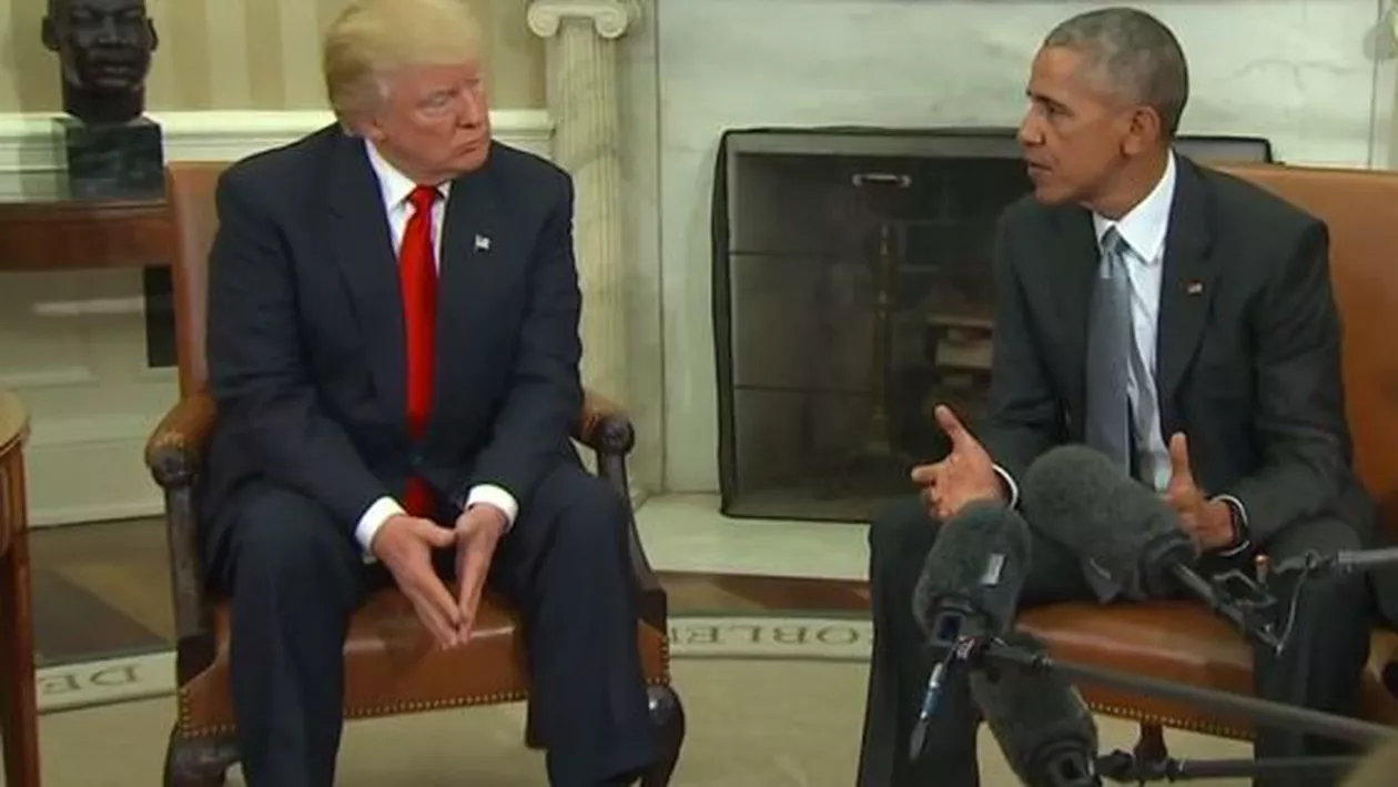 Adevărul despre prima întâlnire Obama - Trump, dezvăluit de un expert în limbajul corporal (VIDEO, FOTO)