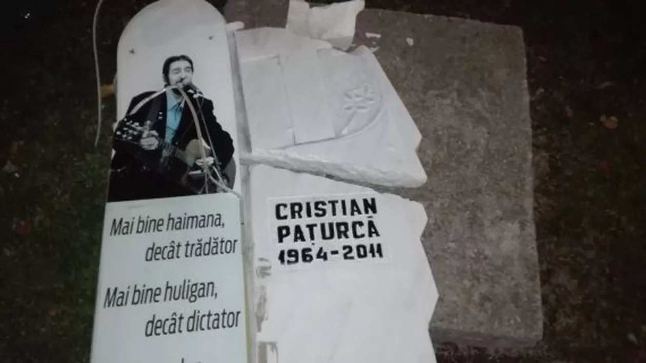 ”Nu au ucis doar eroii, ci și crucile lor”: Monumentul ridicat în memoria revoluționarului Cristian Pațurcă, vandalizat. Membrii "Asociației 21 decembrie 1989" au depus o plângere la Poliție (FOTO)