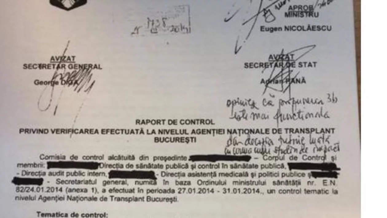 DOCUMENT BOMBĂ în scandalul FIREA - VOICULESCU pe tema "plămânilor duşi la Viena": Cel puţin doi miniştri cunoşteau situaţia despre MAFIA ORGANELOR (VIDEO)