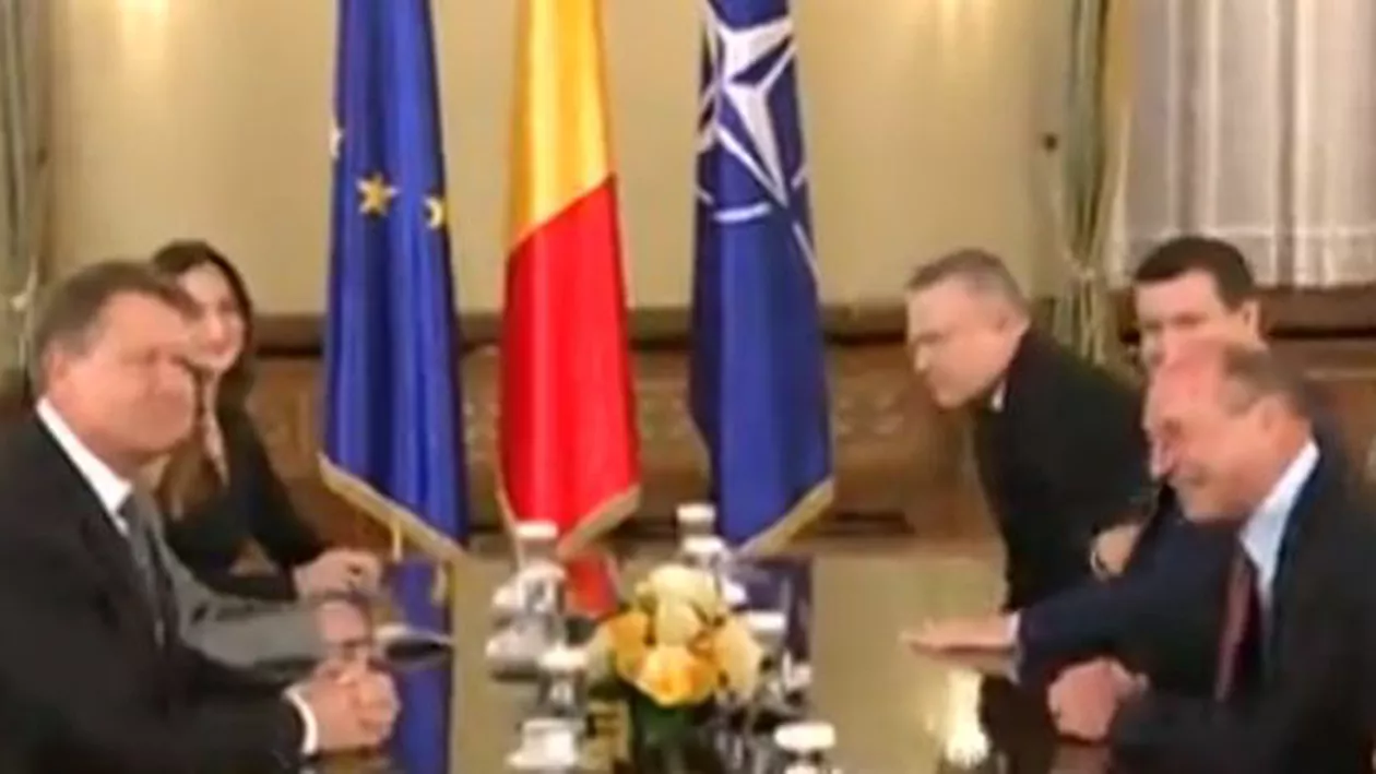 Consultări cu partidele: Iohannis discută cu PMP. Băsescu a ironizat noul stil ”nemțesc” de la Palatul Cotroceni (VIDEO)