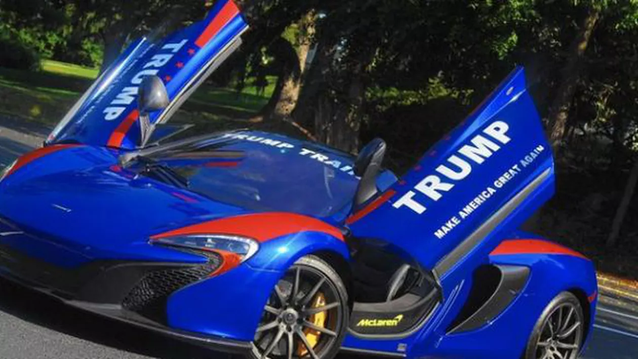 "TRUMPMOBILUL" de 300.000 de dolari, DISTRUS de un OPOZAT al președintelui ales al SUA