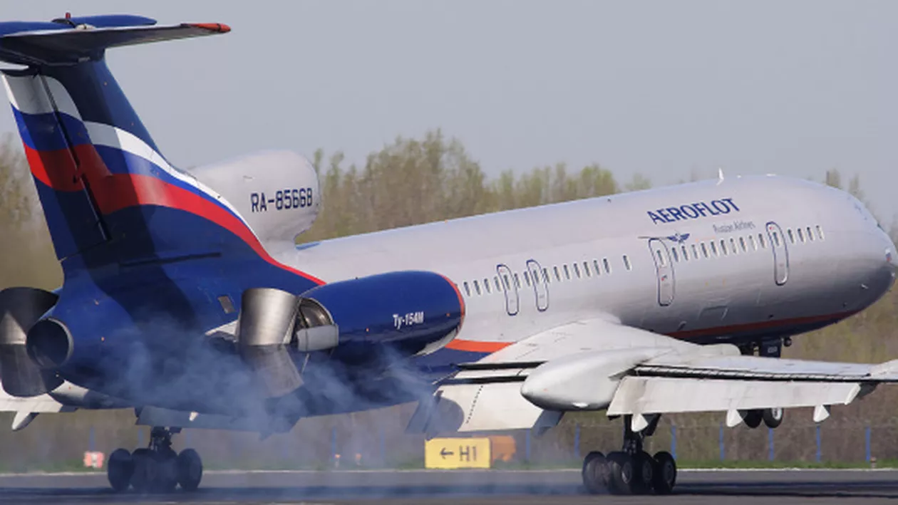 Tupolev Tu-154, calul de bătaie al liniilor aeriene ruse, a fost folosit şi de TAROM. Preşedintele polonez a murit în 2010 în urma prăbuşirii unui Tu-154