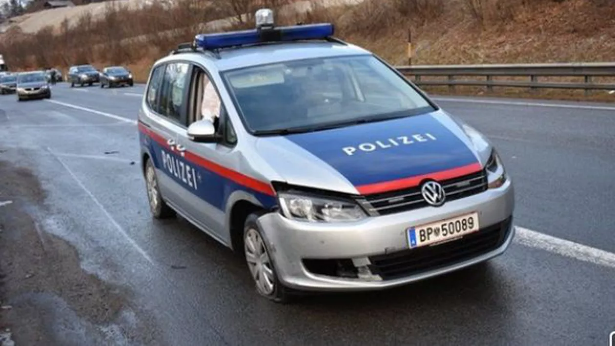 Urmărire CA-N FILME: Sub influența alcoolului, un român a furat mașina șefului său în Germania și nu s-a mai oprit până în Austria (VIDEO)