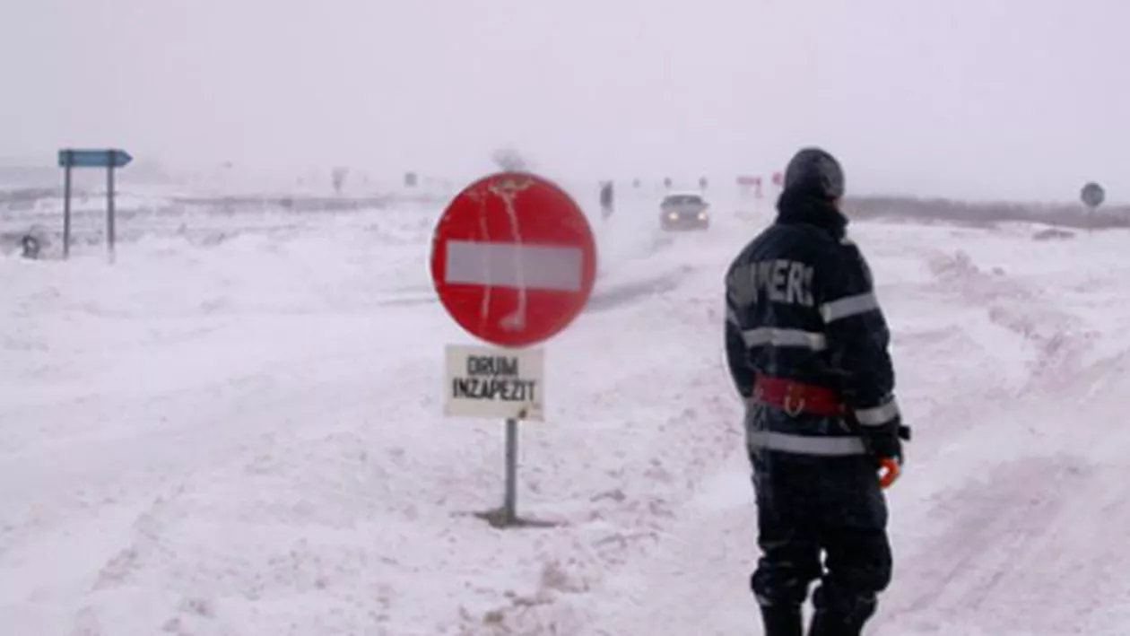 SITUAȚIA DRUMURILOR naţionale afectate de viscol