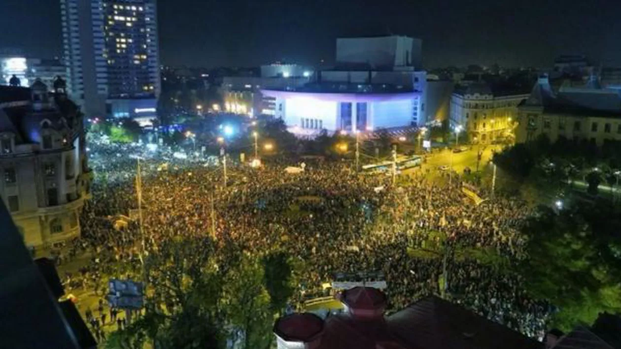 Primul protest de amploare de la preluarea guvernului de către PSD: Peste 130.000 de oameni cer demisia