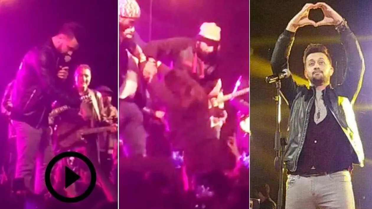 Solistul unei trupe rock a salvat o fată hărțuită de mai mulți indivizi în timpul concertului (VIDEO)