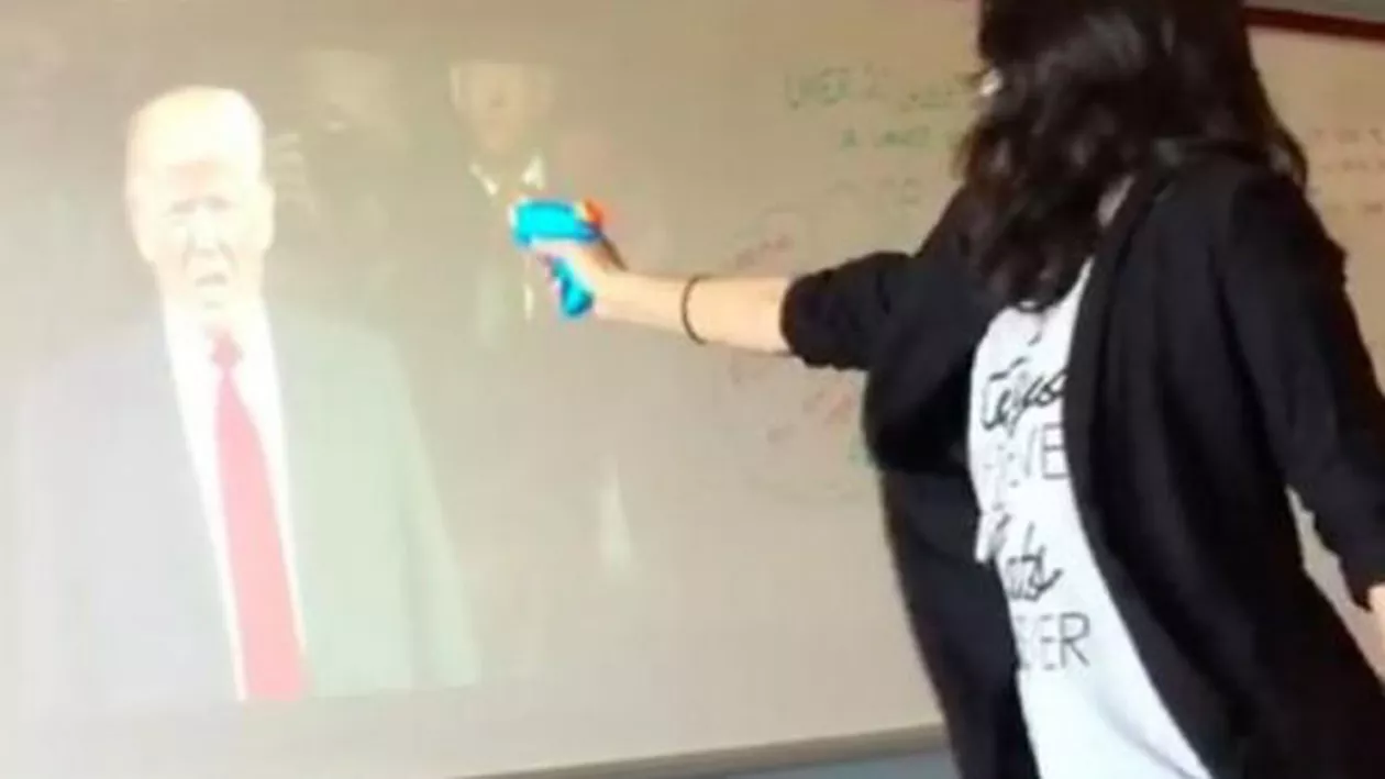 CRIMĂ PE INSTAGRAM: O profesoară l-a ÎMPUȘCAT pe Trump (VIDEO)